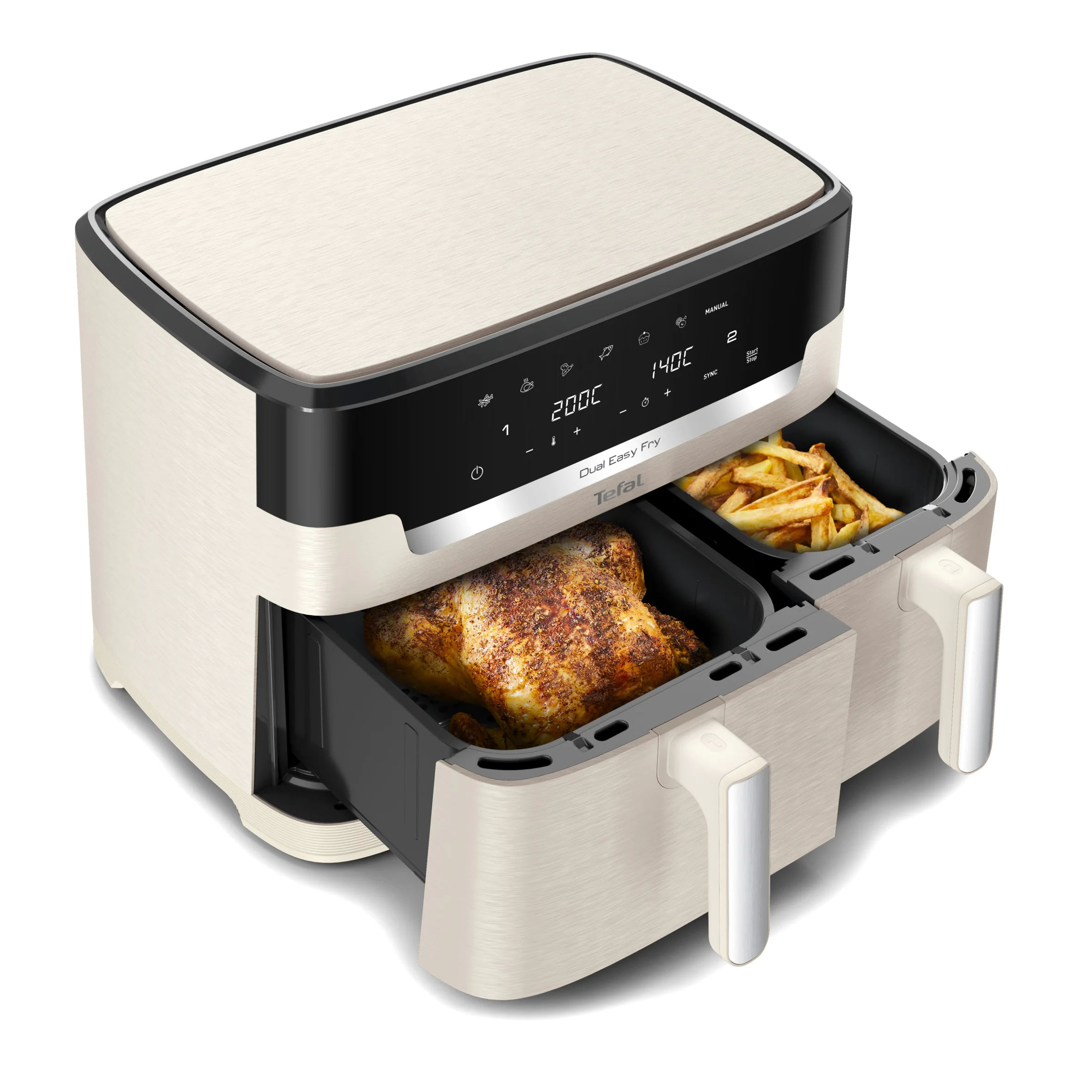 Мультипіч (Аерогриль) TEFAL Dual Easy Fry XXL EY942AE0