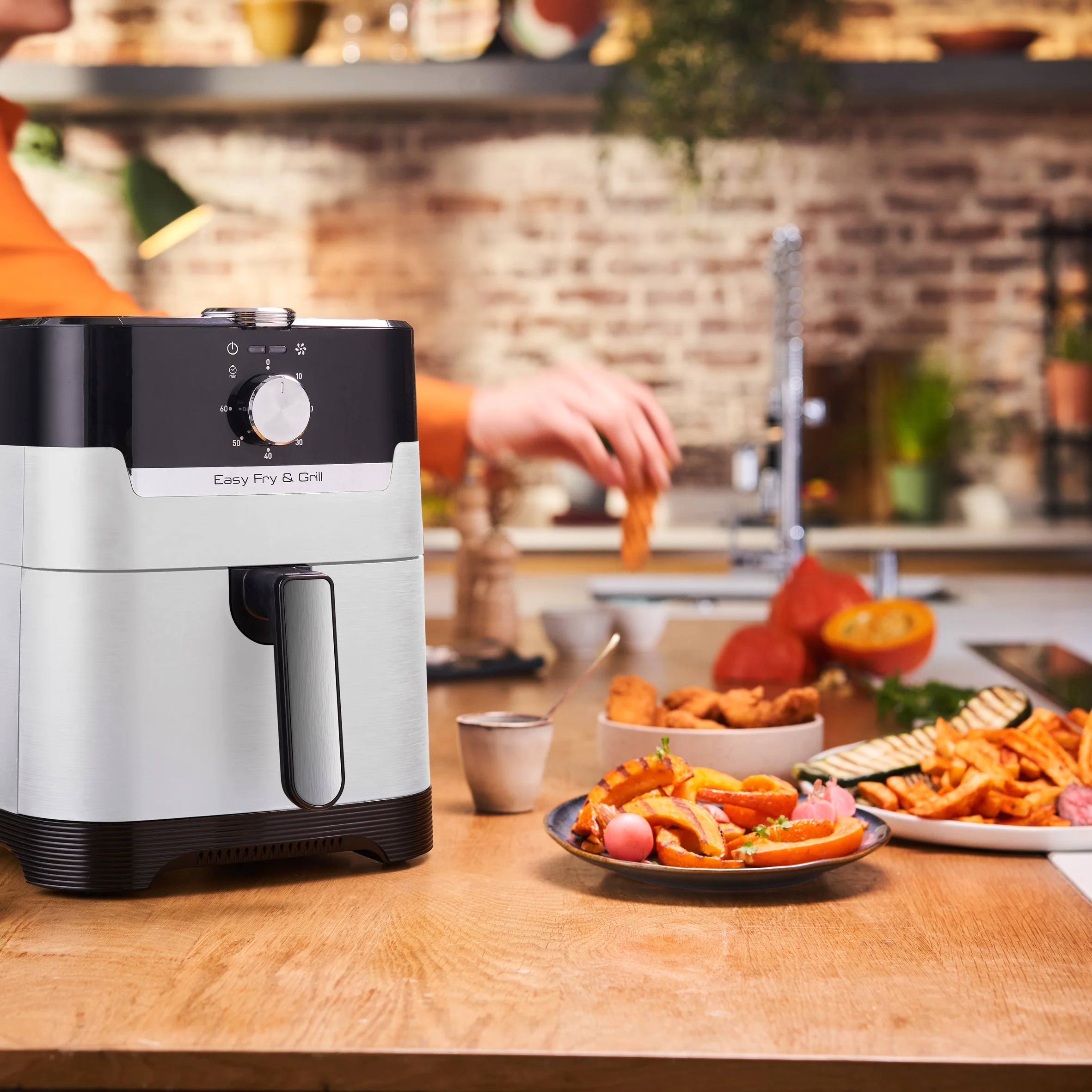 Мультипіч (Аерогриль) Tefal Easy Fry & Grill EY501A10