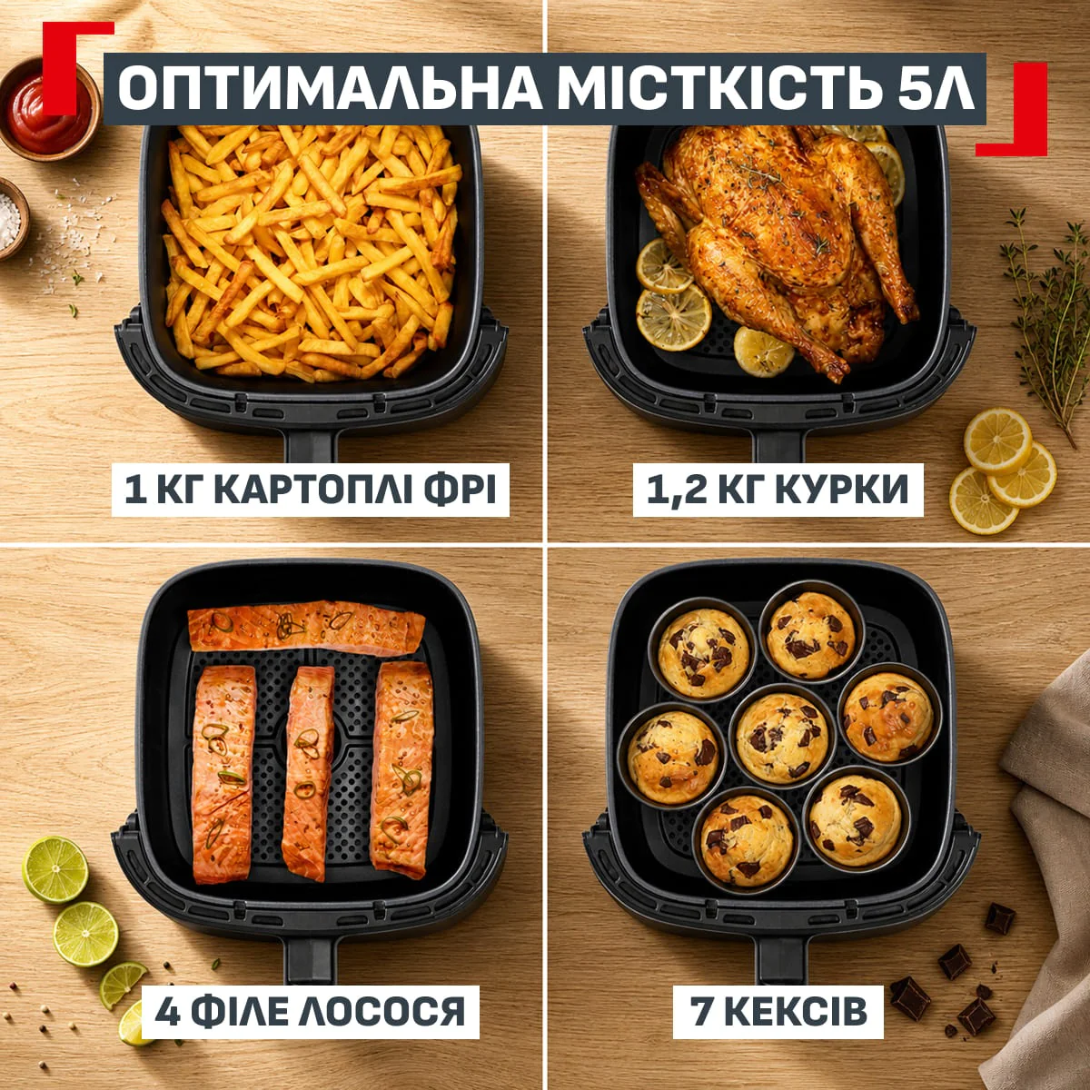 Мультипіч (Аерогриль) Tefal Easy Fry Max EY2468E0