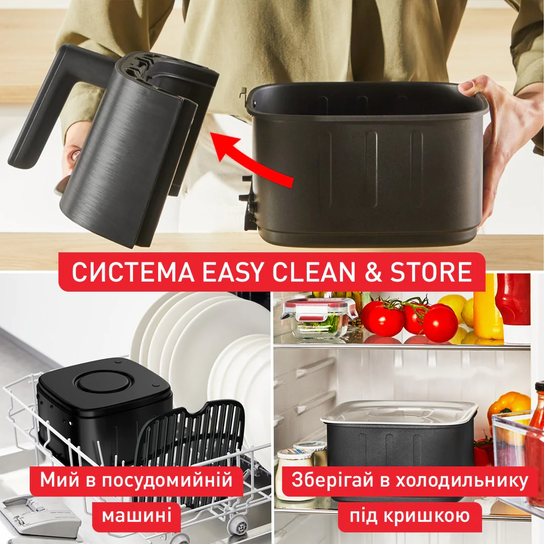 ᐉ Мультипіч (Аерогриль) Tefal Easy Fry Silence EY5528E0 ➡ купити