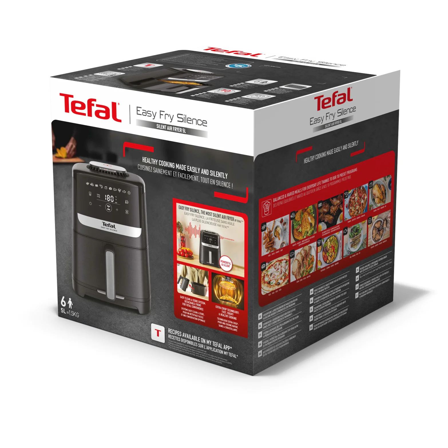 Мультипіч (Аерогриль) Tefal Easy Fry Silence EY5528E0