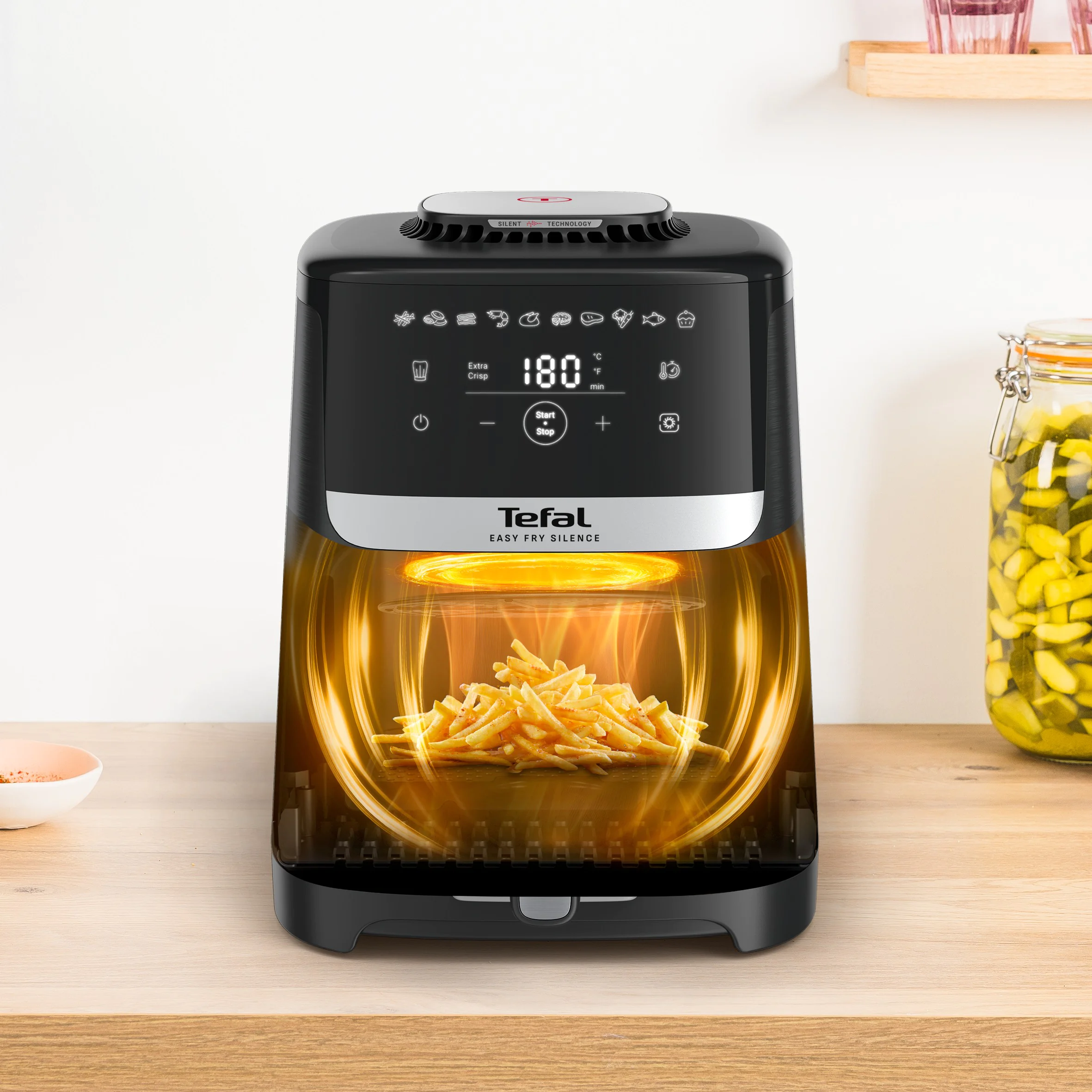 Мультипіч (Аерогриль) Tefal Easy Fry Silence EY5528E0