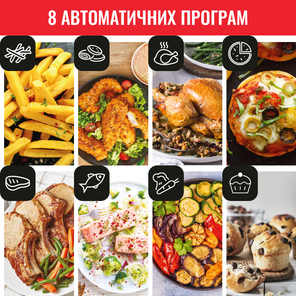 Мультипіч (Аерогриль) TEFAL Easy Fry&Grill Precision EY505815