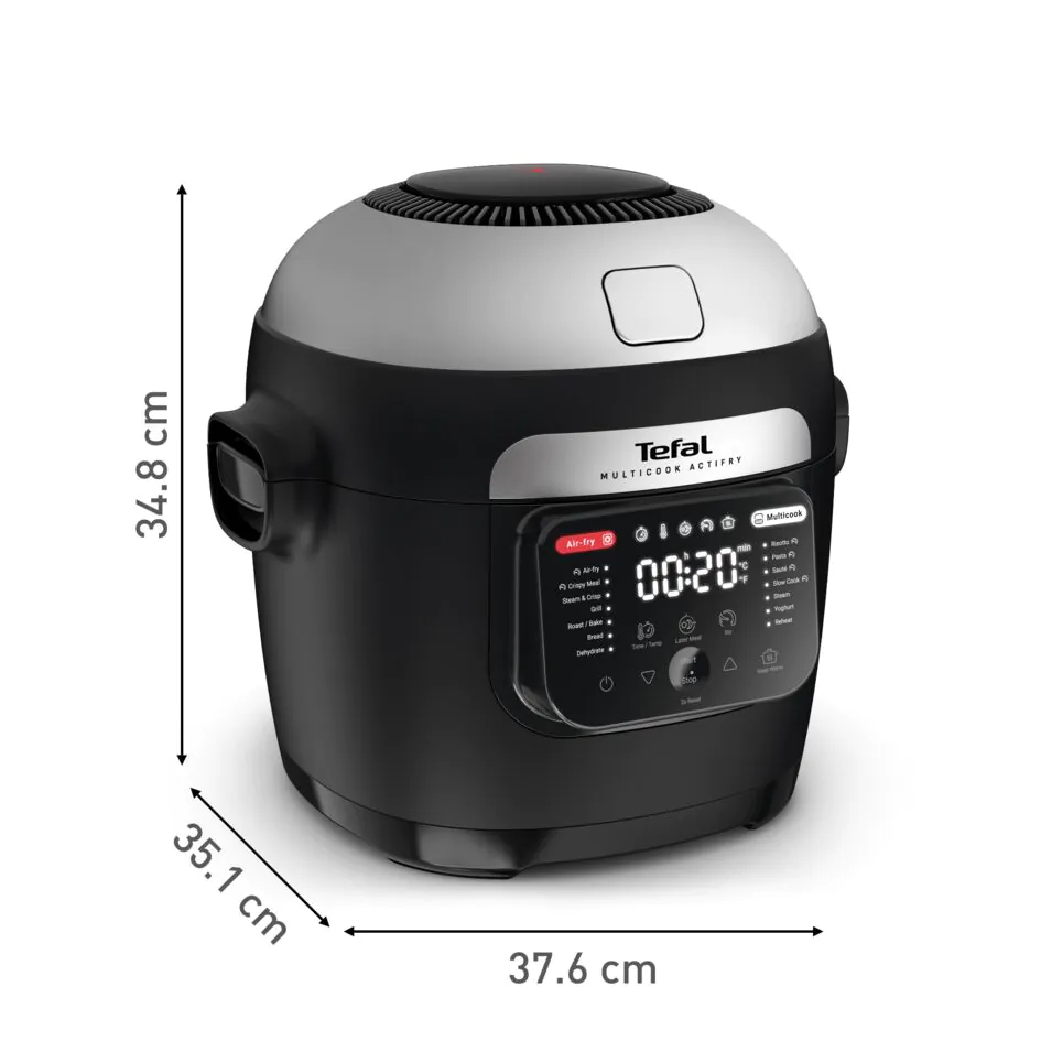 Мультиварка-мультипіч 2в1 Tefal MULTICOOK ACTIFRY MY741CF1