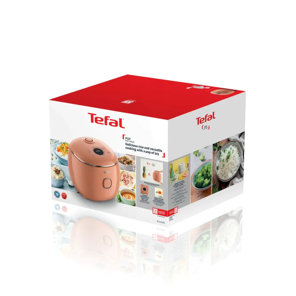Мультиварка Tefal Pop Terracotta RK535TE0