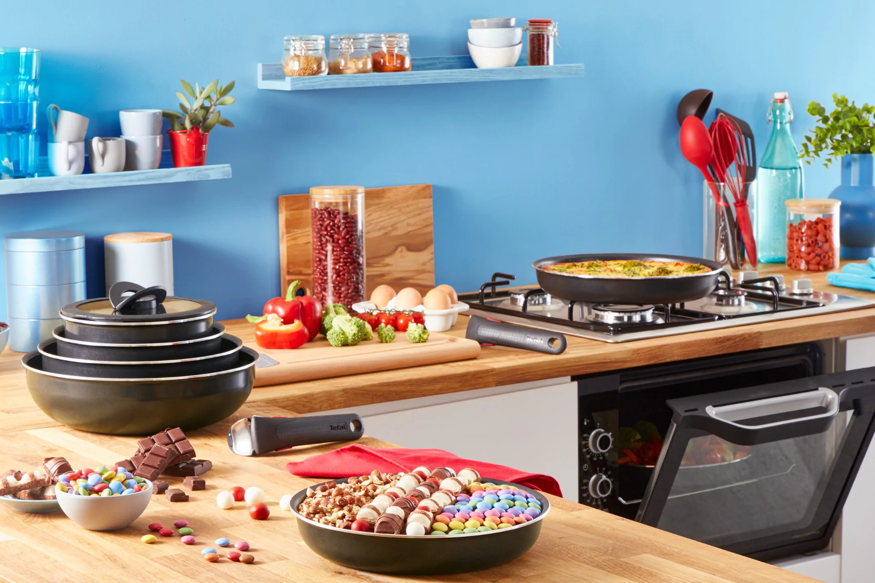 Набір посуду Tefal Ingenio Easy Cook & Clean 3 предмети L1539143
