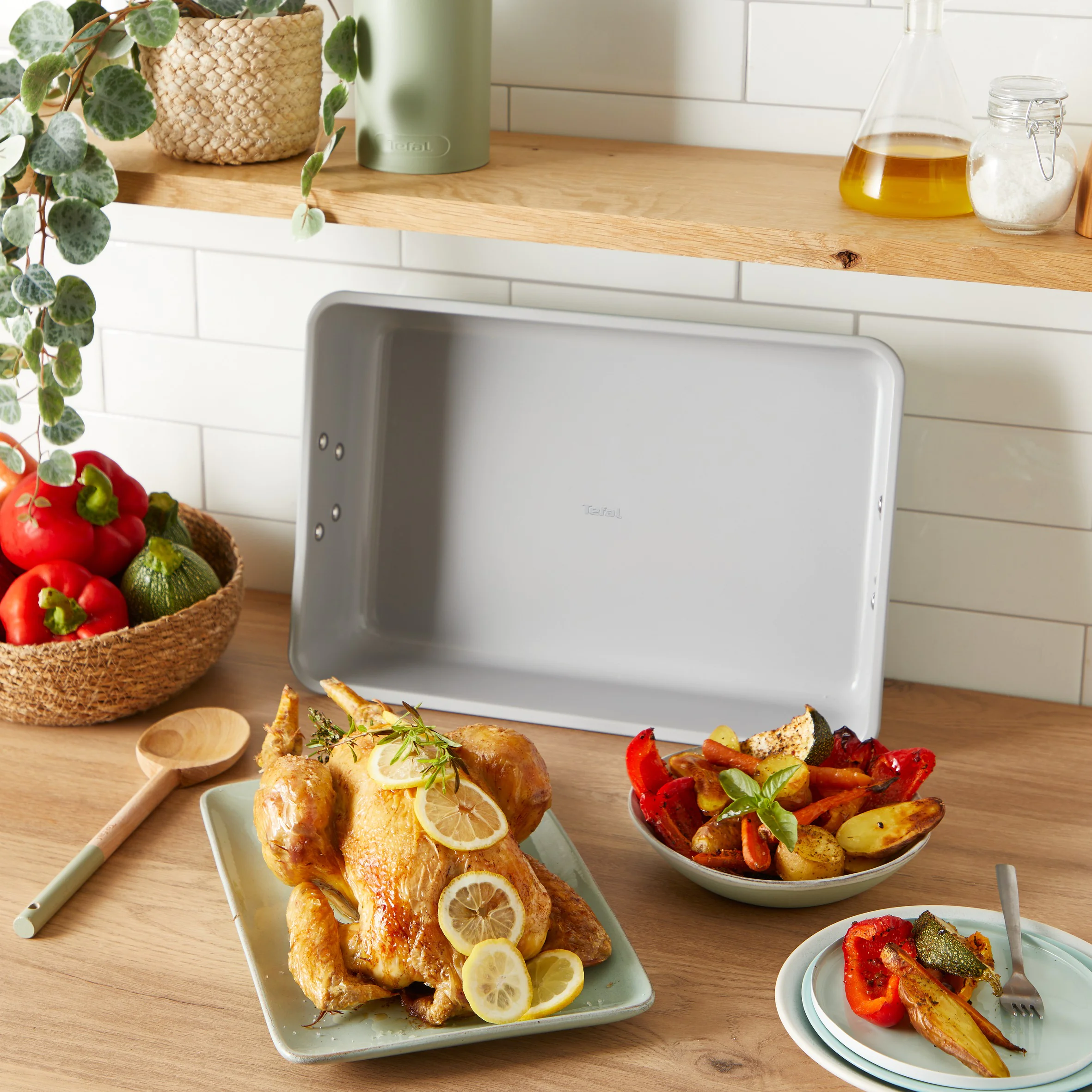 Набір форм для випікання Tefal Ceramik 5 предметів J175S504