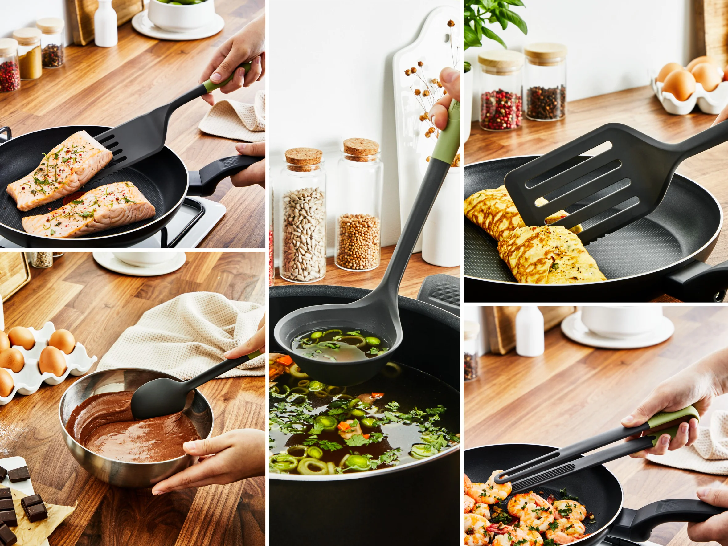 ᐉ Набір кухонних аксесуарів з 5 предметів Tefal Essential 2 в 1