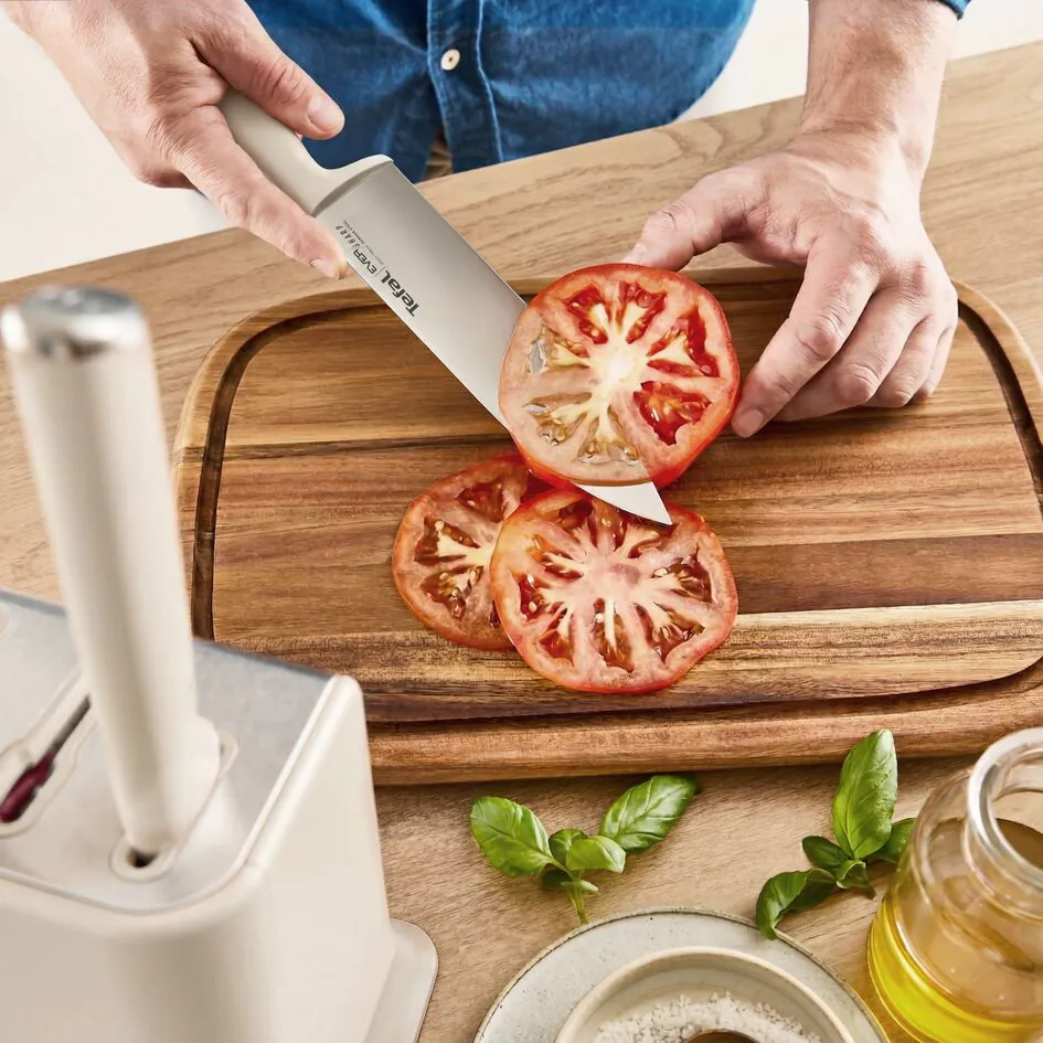 Набір ножів Tefal EverSharp Pro 5 предметів + блок з вбудованою системою заточування K2979644