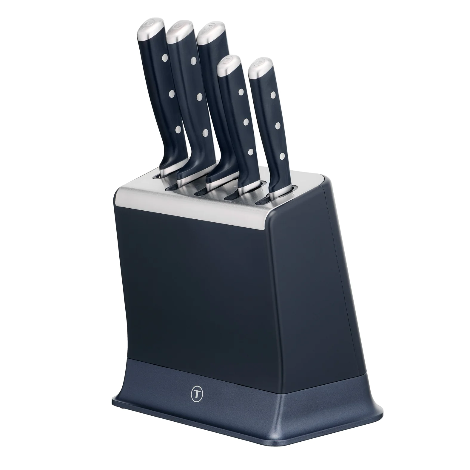 Набір ножів Tefal EverSharp Pro 5 предметів + блок з вбудованою системою заточування K297S644