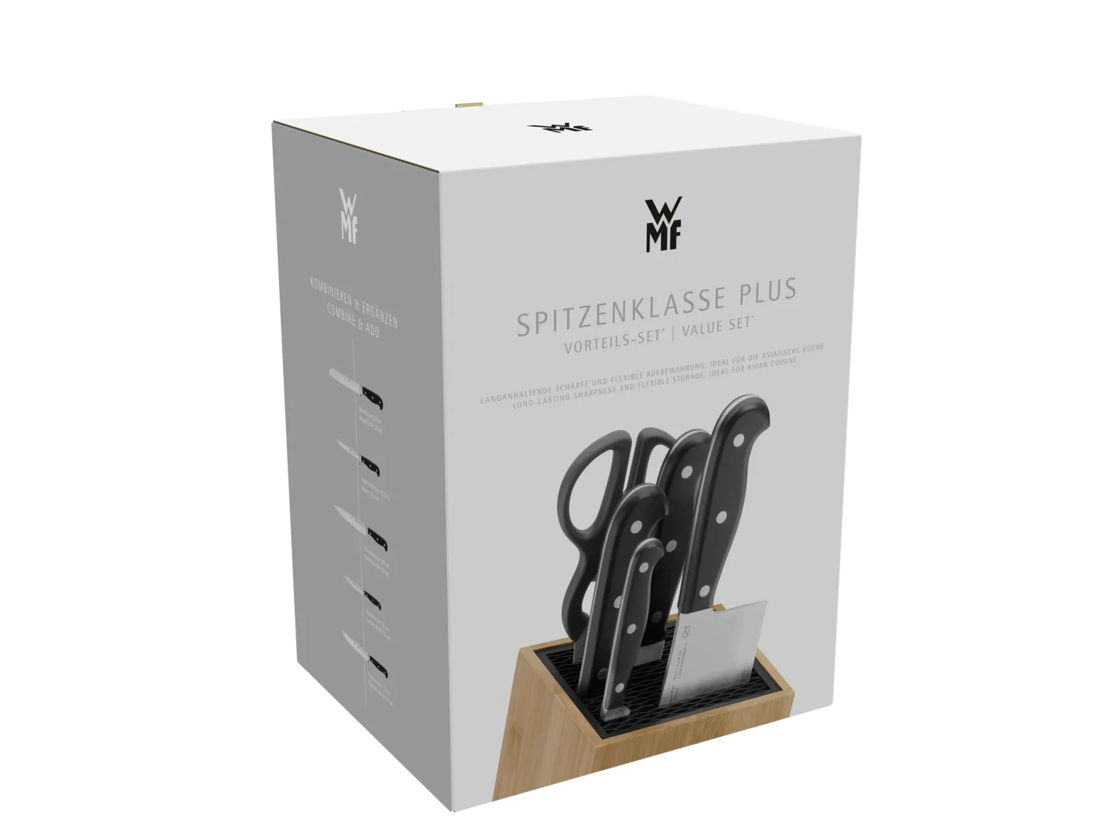Набір ножів з підставкою WMF Spitzenklasse Plus FlexTec 6 предметів 1882169992 (18.8216.9992)