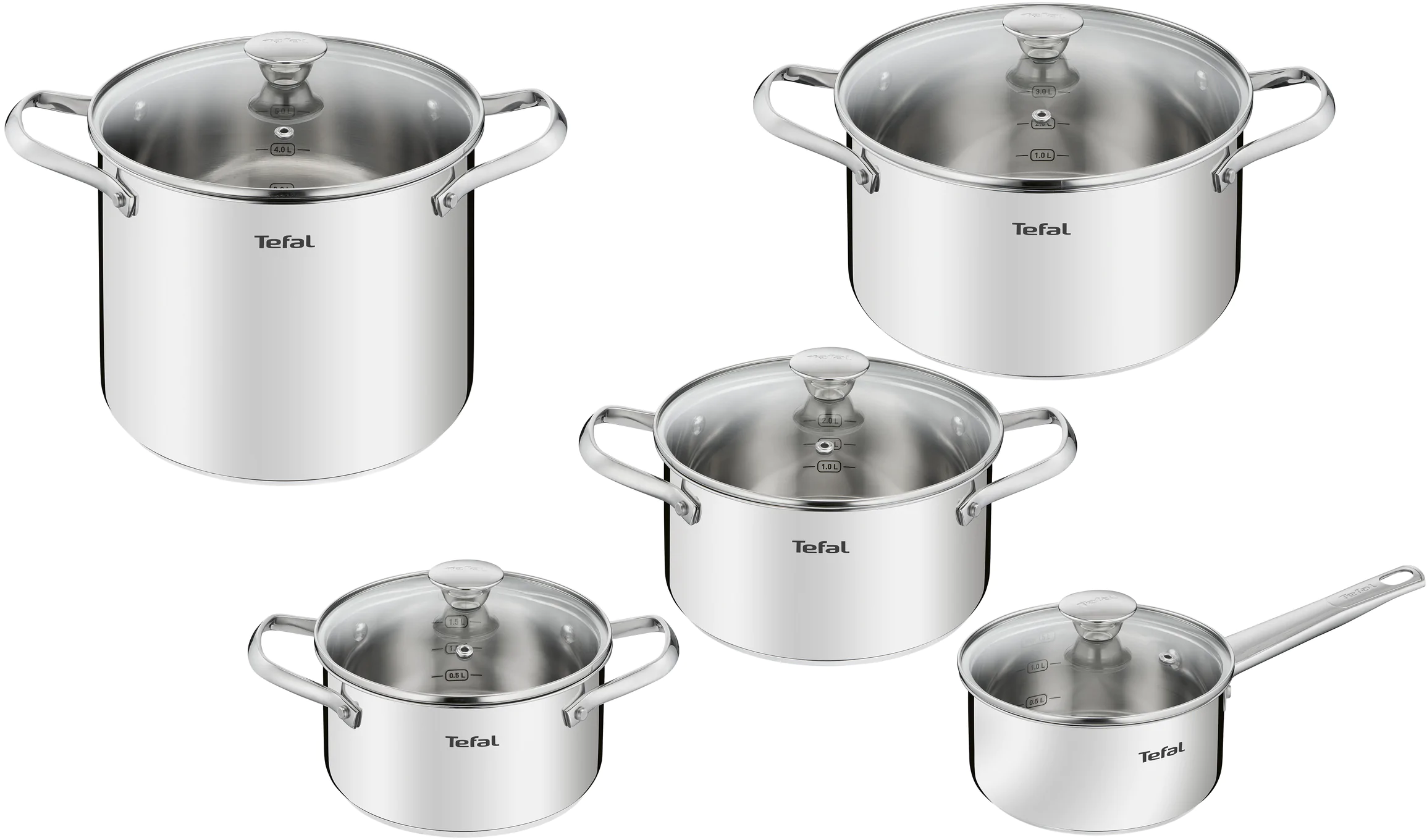 Набір посуду Tefal Cook Eat 10 предметів B921SA55