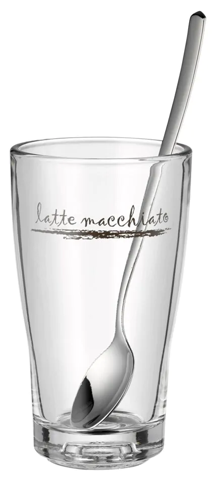 Набір склянок WMF Clever&More Latte 6 шт 280 мл с ложками 0996269999 (09.9626.9999)