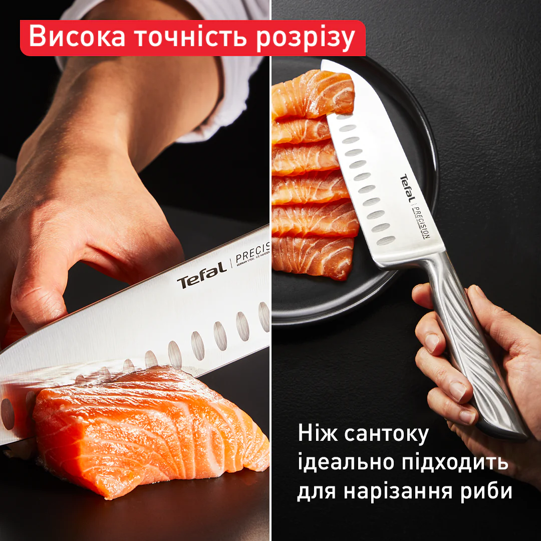 Ніж сантоку Tefal Precision 16,5 см K2891124