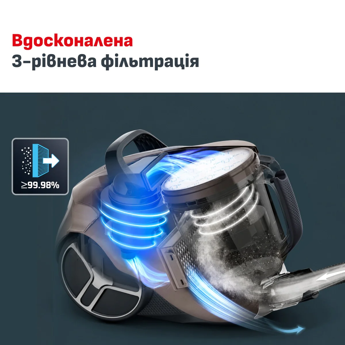 Пилосос безмішковий Tefal Compact Power XXL TW4B70EA