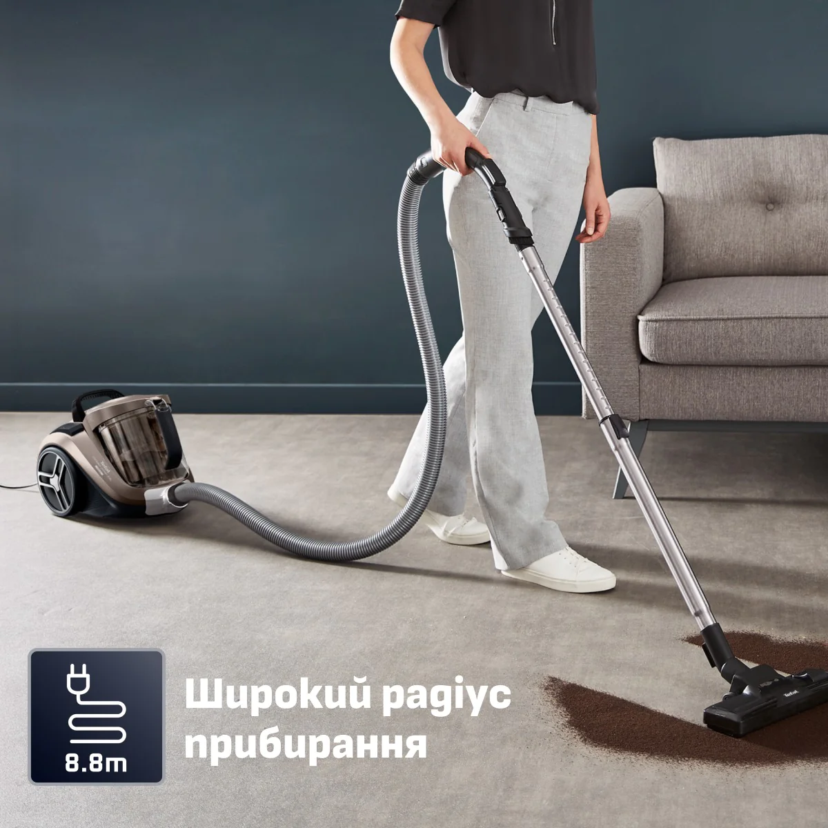 Пилосос безмішковий Tefal Compact Power XXL TW4B70EA
