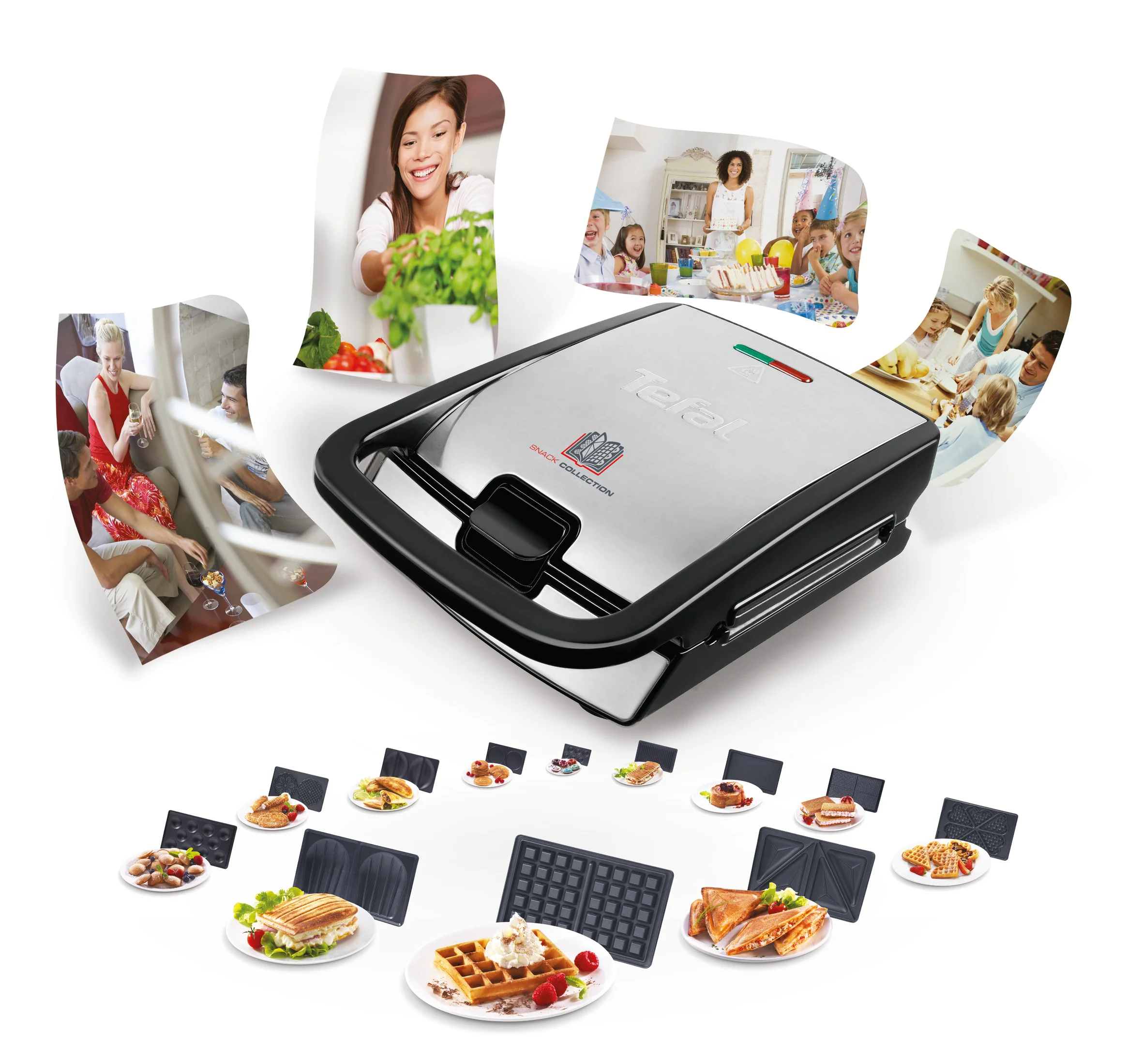 Пластини для приготування донатів Tefal Snack Collection XA8111F0