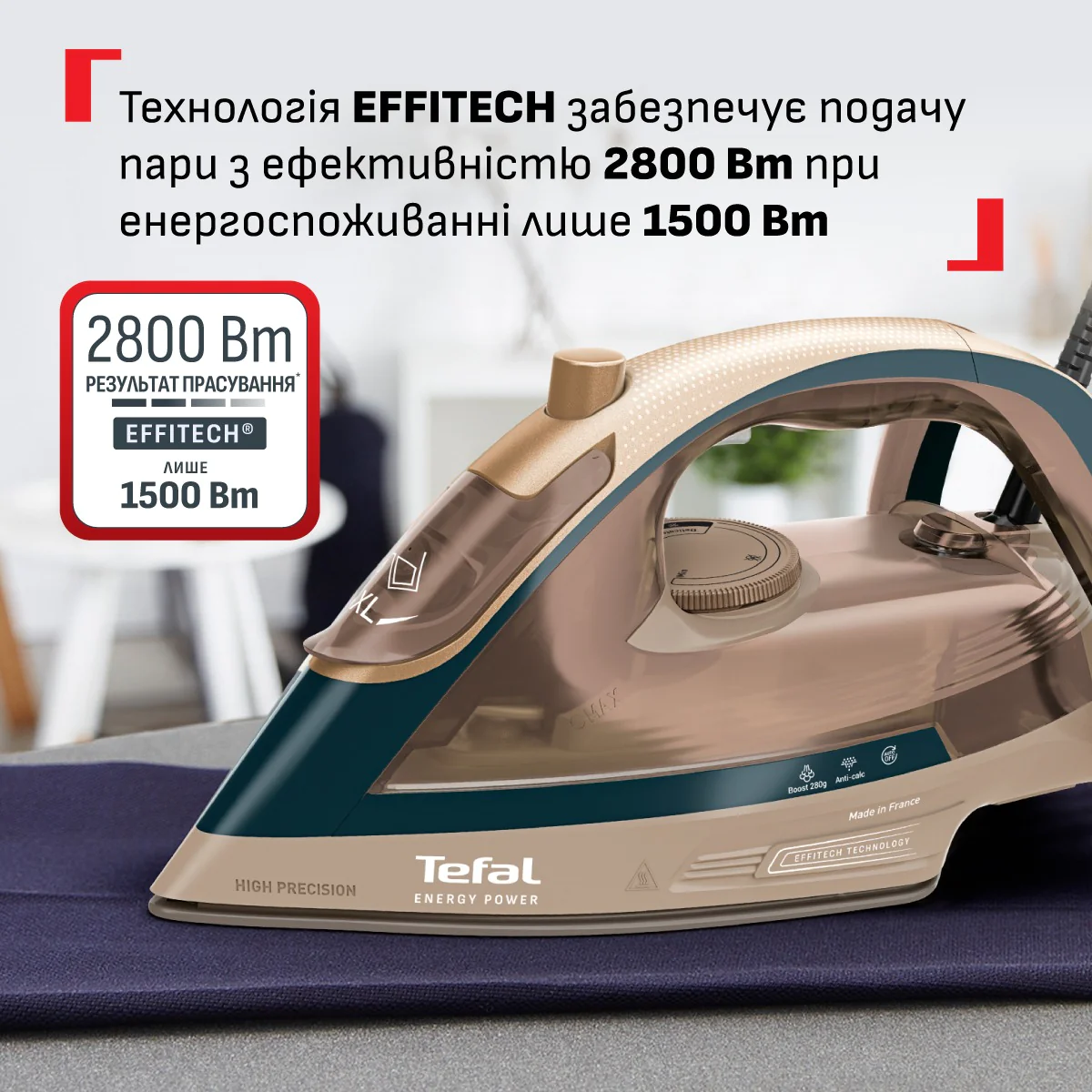 Праска Tefal Energy Power FV6882E0