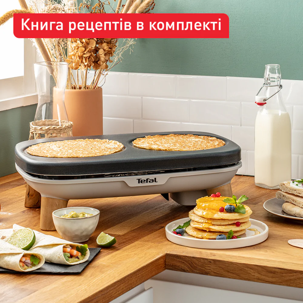 ᐉ Млинниця Tefal CRÊPIER GOURMET PY900D12 ➡ купити в Україні