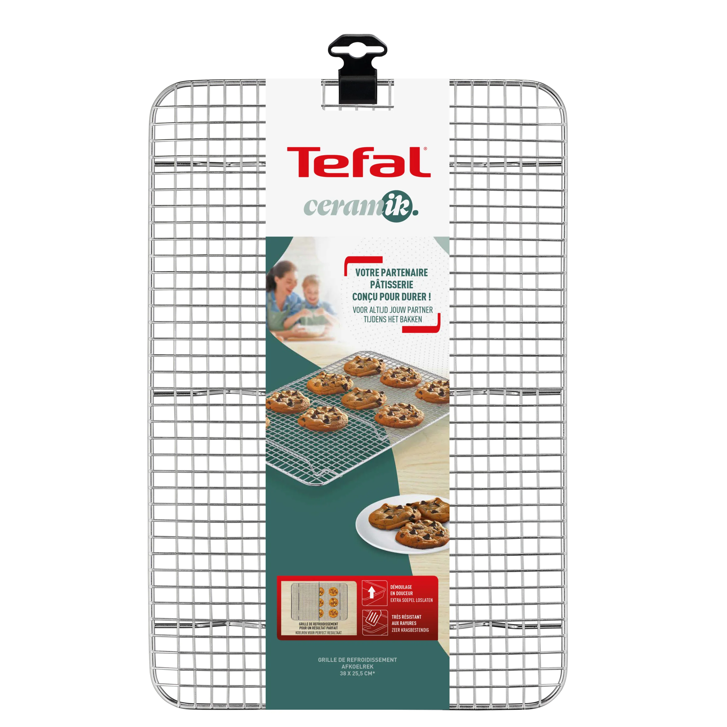 Решітка кондитерська для охолодження Tefal Ceramik 38х25,5 см J1755804