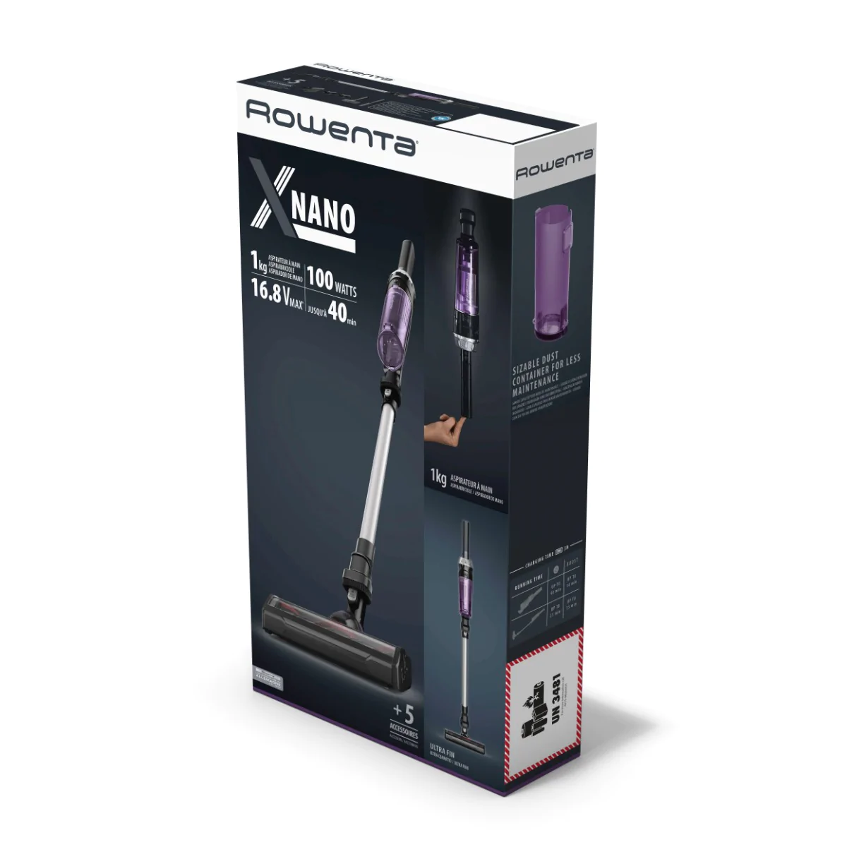 Акумуляторний пилосос Rowenta X-Nano Essential RH1129WO
