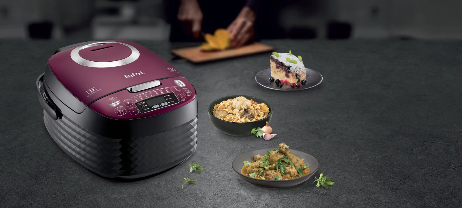 Мультиварка TEFAL INITIAL Spherical Bowl RK740532