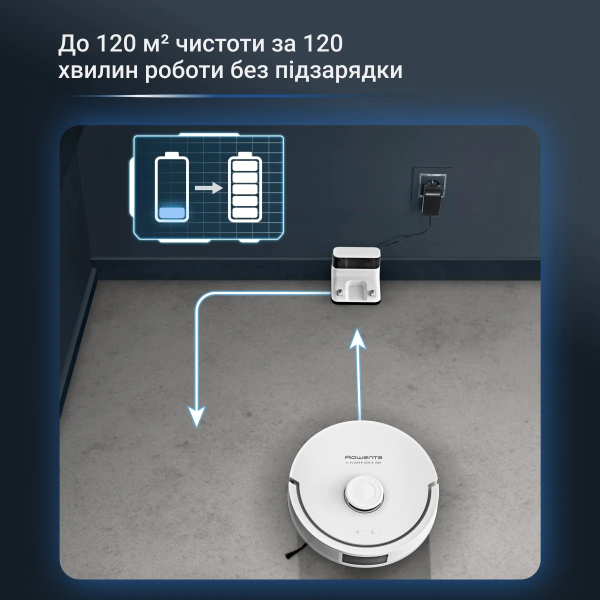 Робот-пилосос Rowenta X-PLORER Serie 280 RR88H7E0