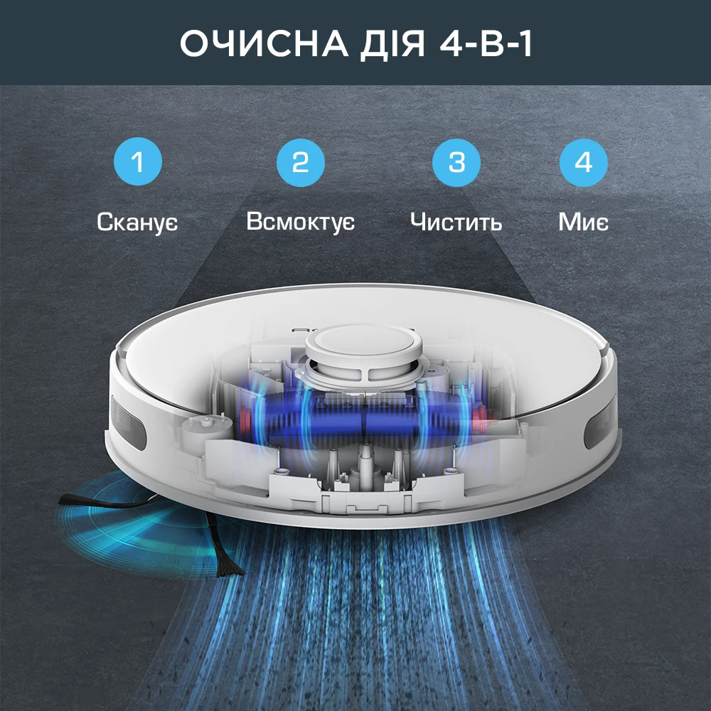 Робот-пилосос Rowenta X-PLORER Serie 75 S+ RR8597WH