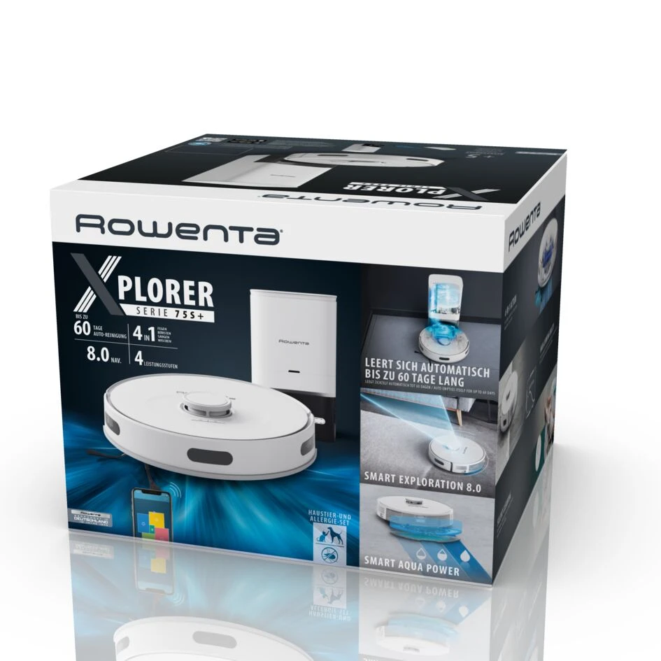 Робот-пилосос Rowenta X-PLORER Serie 75 S+ RR8597WH