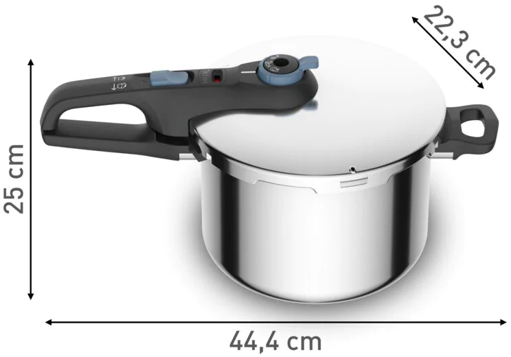 Скороварка Tefal Secure Trendy з паровим кошиком 4 л P2580402
