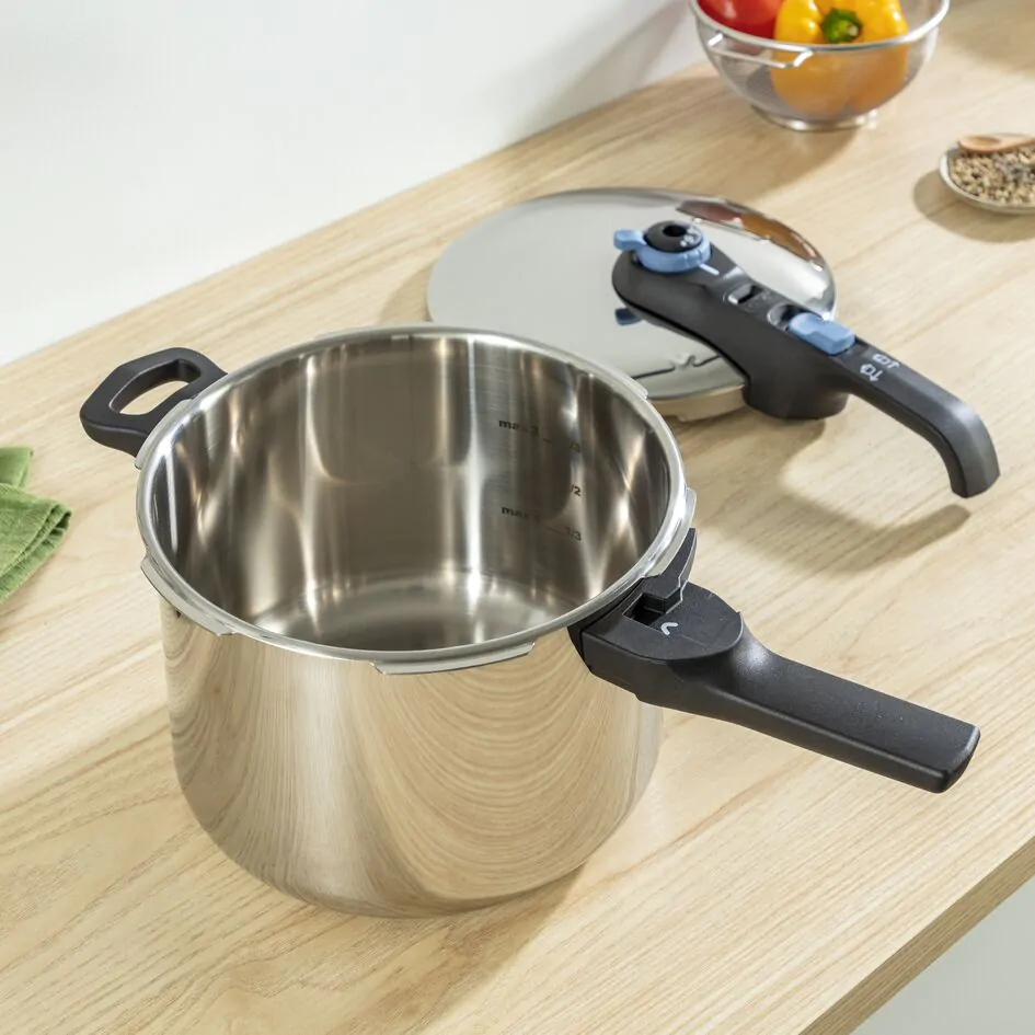 Скороварка Tefal Secure Trendy з паровим кошиком 4 л P2580402