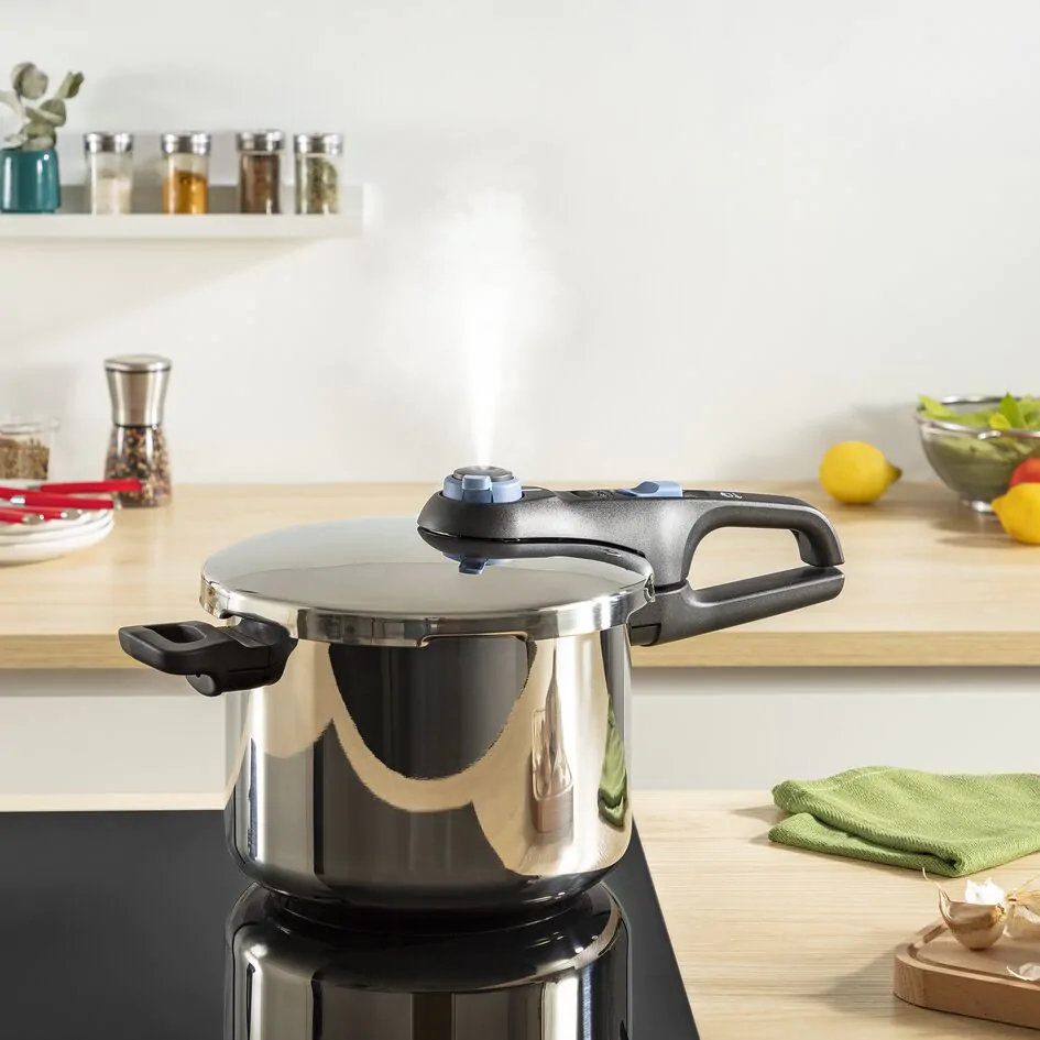 Скороварка Tefal Secure Trendy з паровим кошиком 4 л P2580402