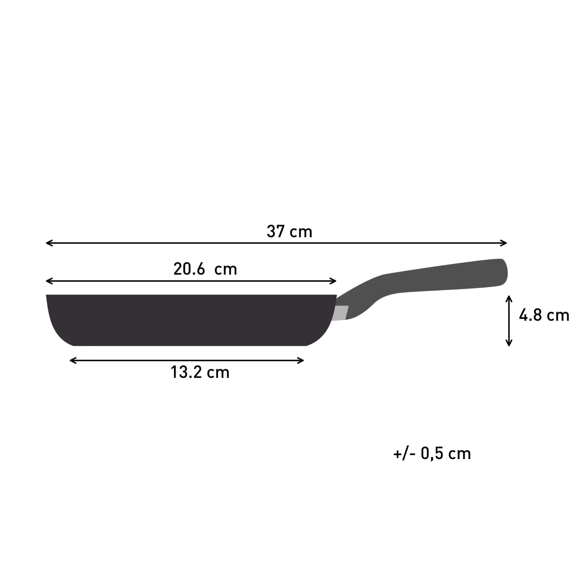 Сковорода Tefal Hard Stone 20 см D4560253