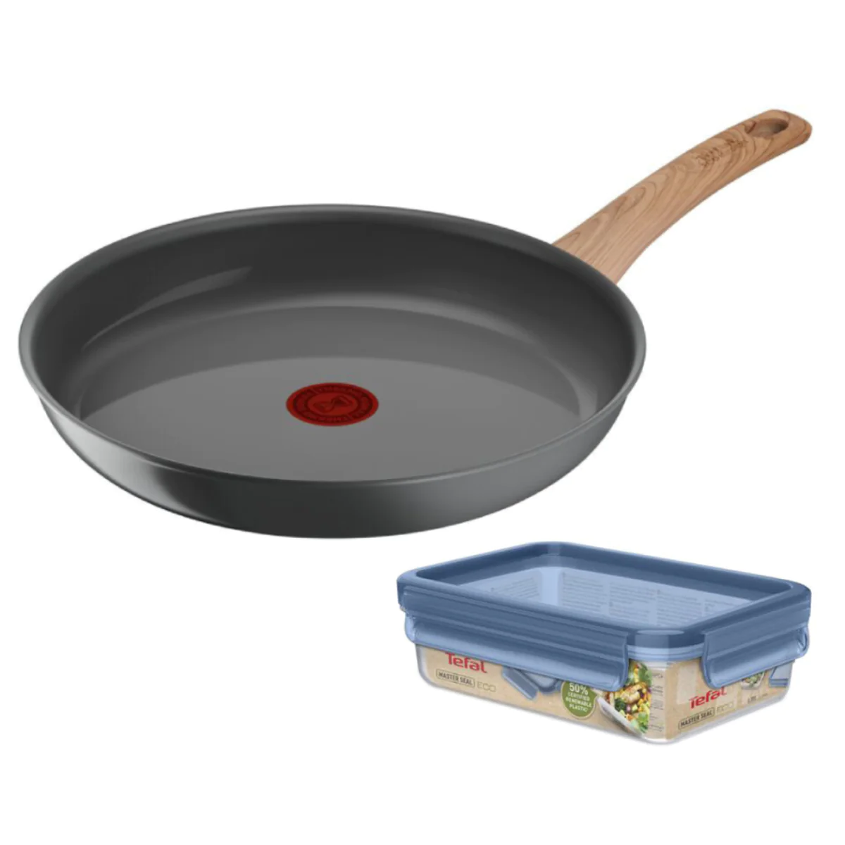 Сковорода Tefal Renew 26 см C4250543_SET + подарунок контейнер Tefal Master Seal Eco 0,8 л 