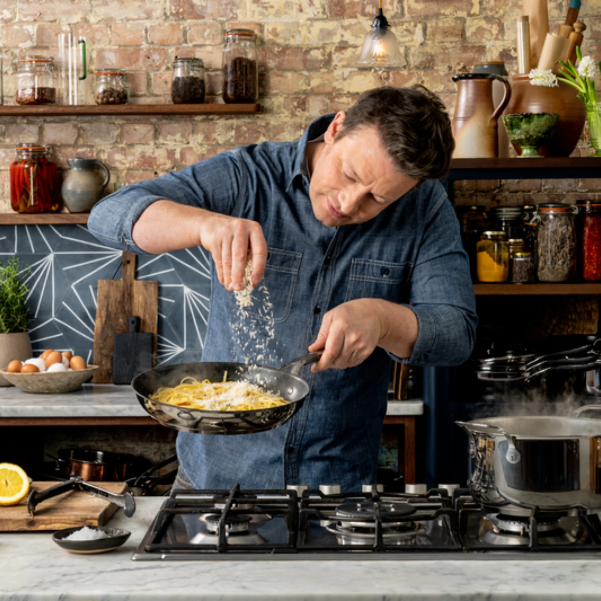 Сковорода ВОК Tefal Jamie Oliver 28 см E3141944