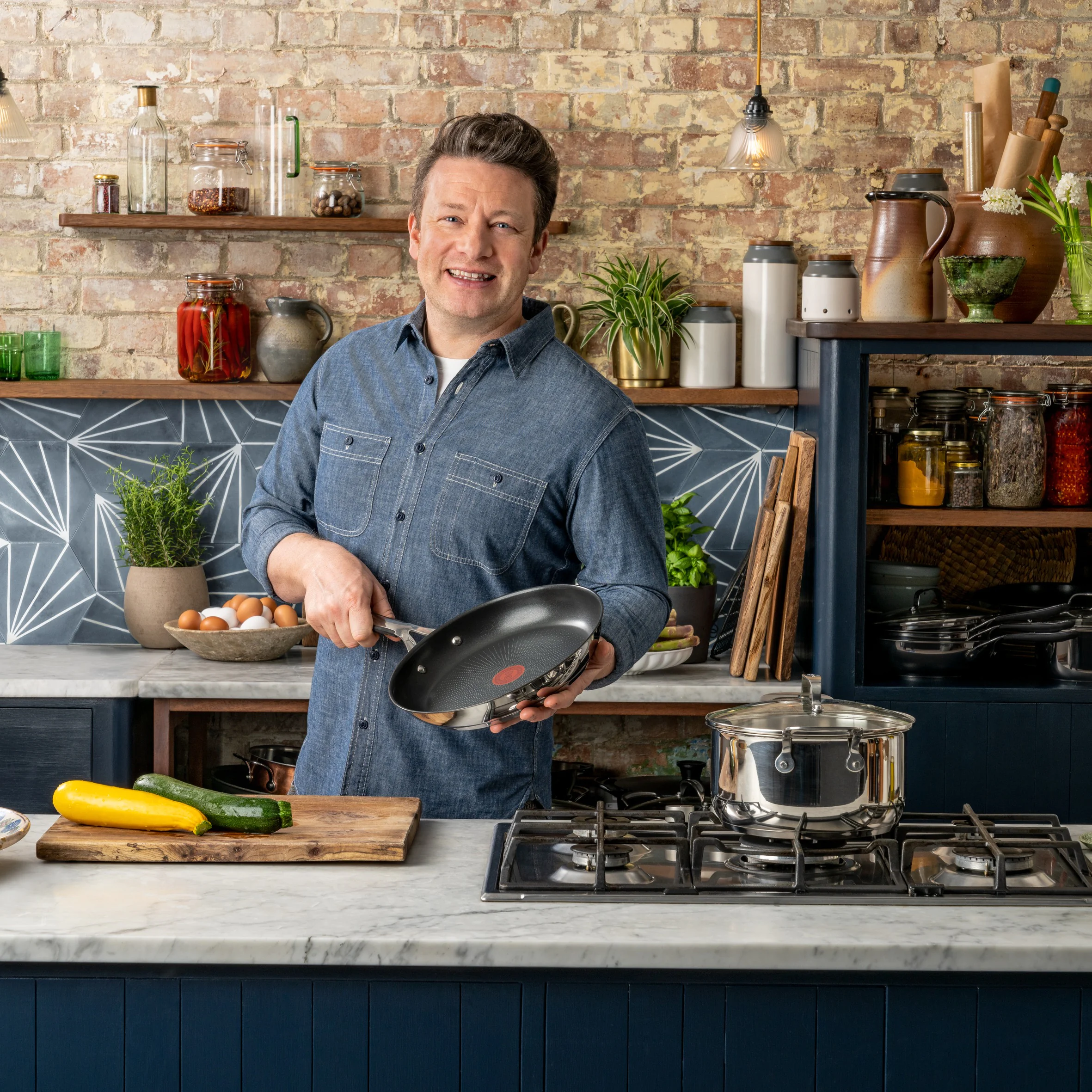 Сковорода ВОК Tefal Jamie Oliver 28 см E3141944
