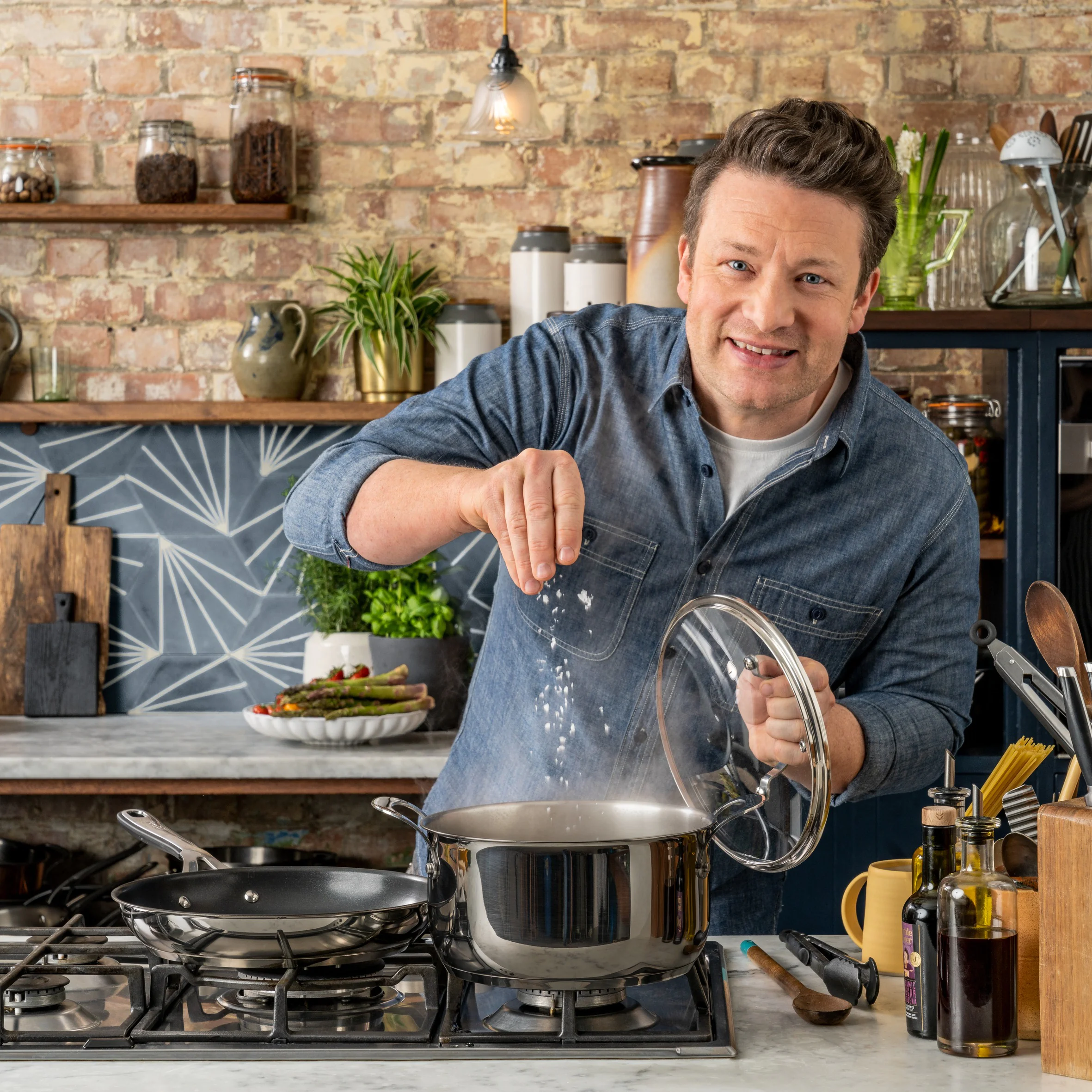 Сковорода ВОК Tefal Jamie Oliver 28 см E3141944