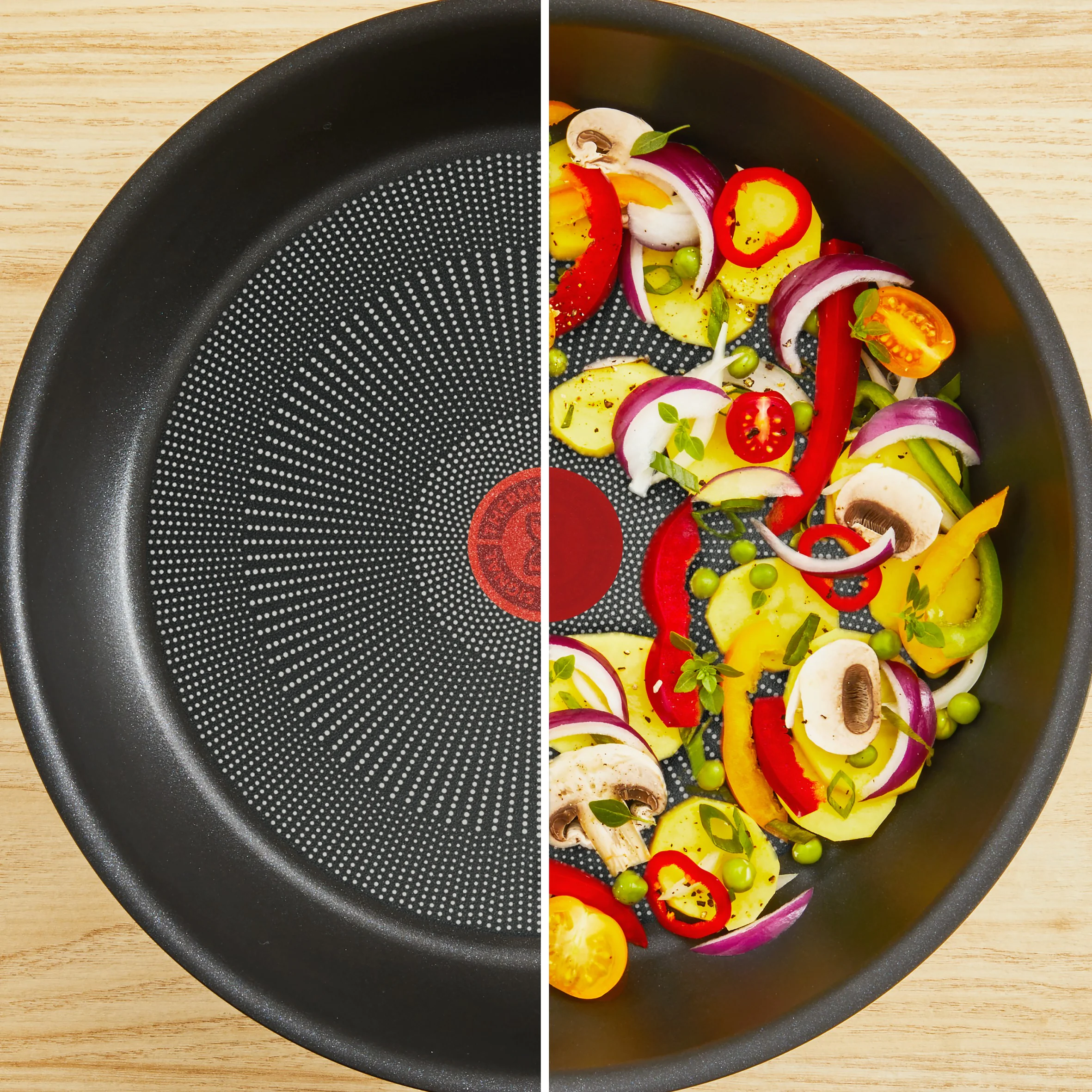 ᐉ Сковорода ВОК Tefal Perfect Touch 28 см G3021932 ➡ купити в
