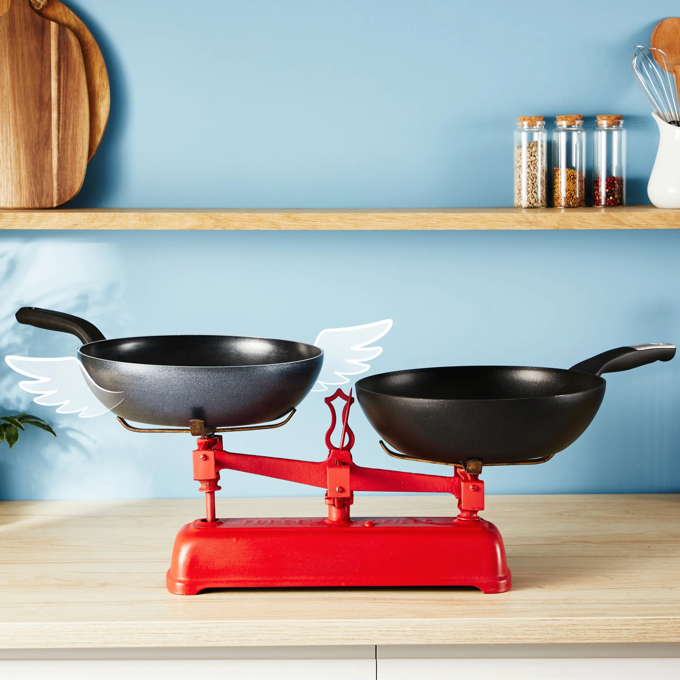 Сковорода ВОК Tefal So' Light 28 H0561942