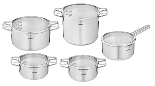 Набір посуду з 10 предметів Tefal Nordica H852SA55