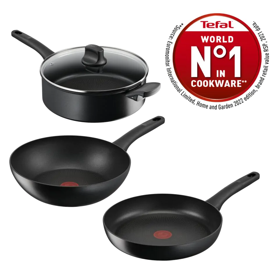 Сотейник Tefal Hard Titanium Pro 28 см з кришкою G2883732