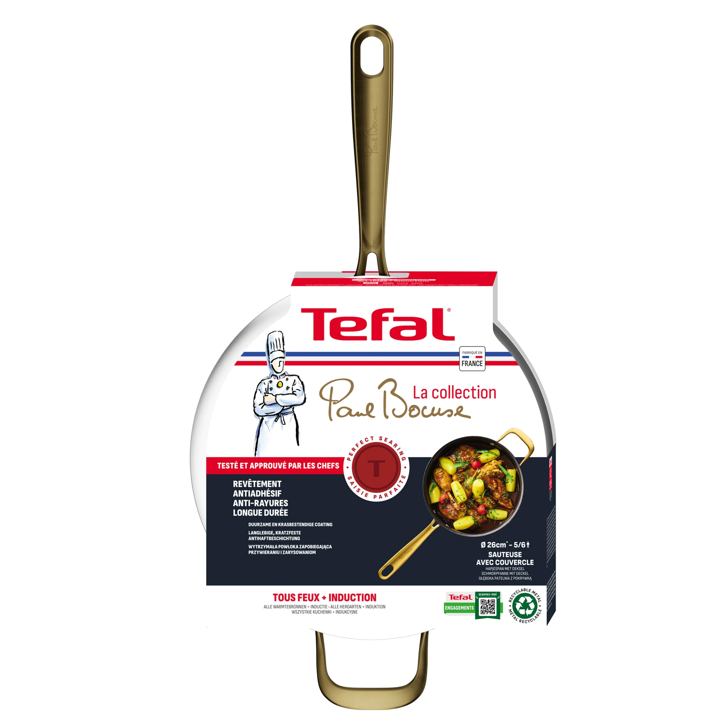 Сотейник з кришкою Tefal Paul Bocuse 26 см G3373302