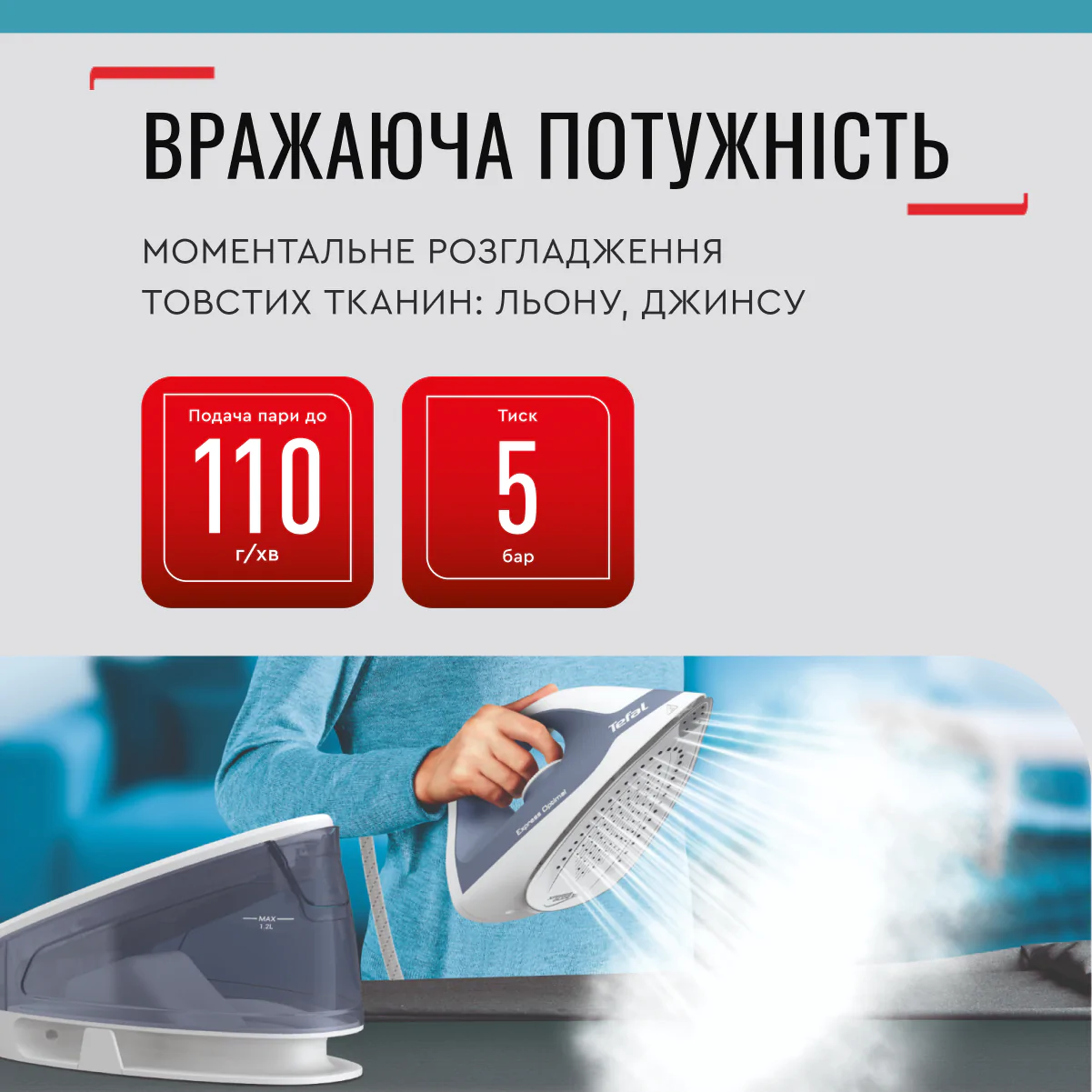 Парогенератор TEFAL EXPRESS OPTIMAL SV4110E0