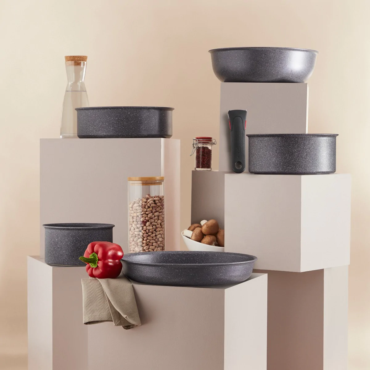 Набір посуду з 3 предметів Tefal Ingenio Natural Force L3969102