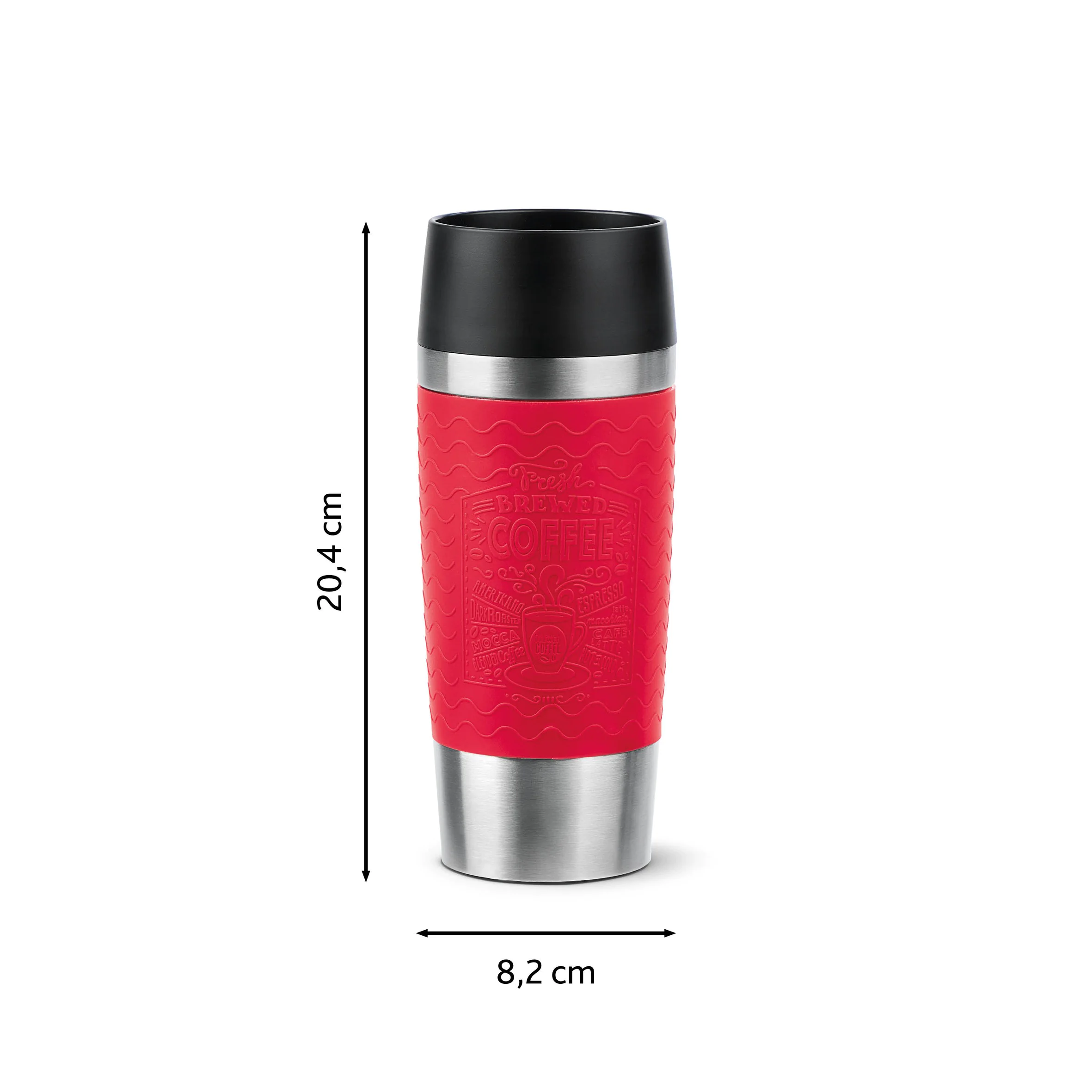 Термочашка 360 мл Tefal Travel Mug Essential, червоний N2021710