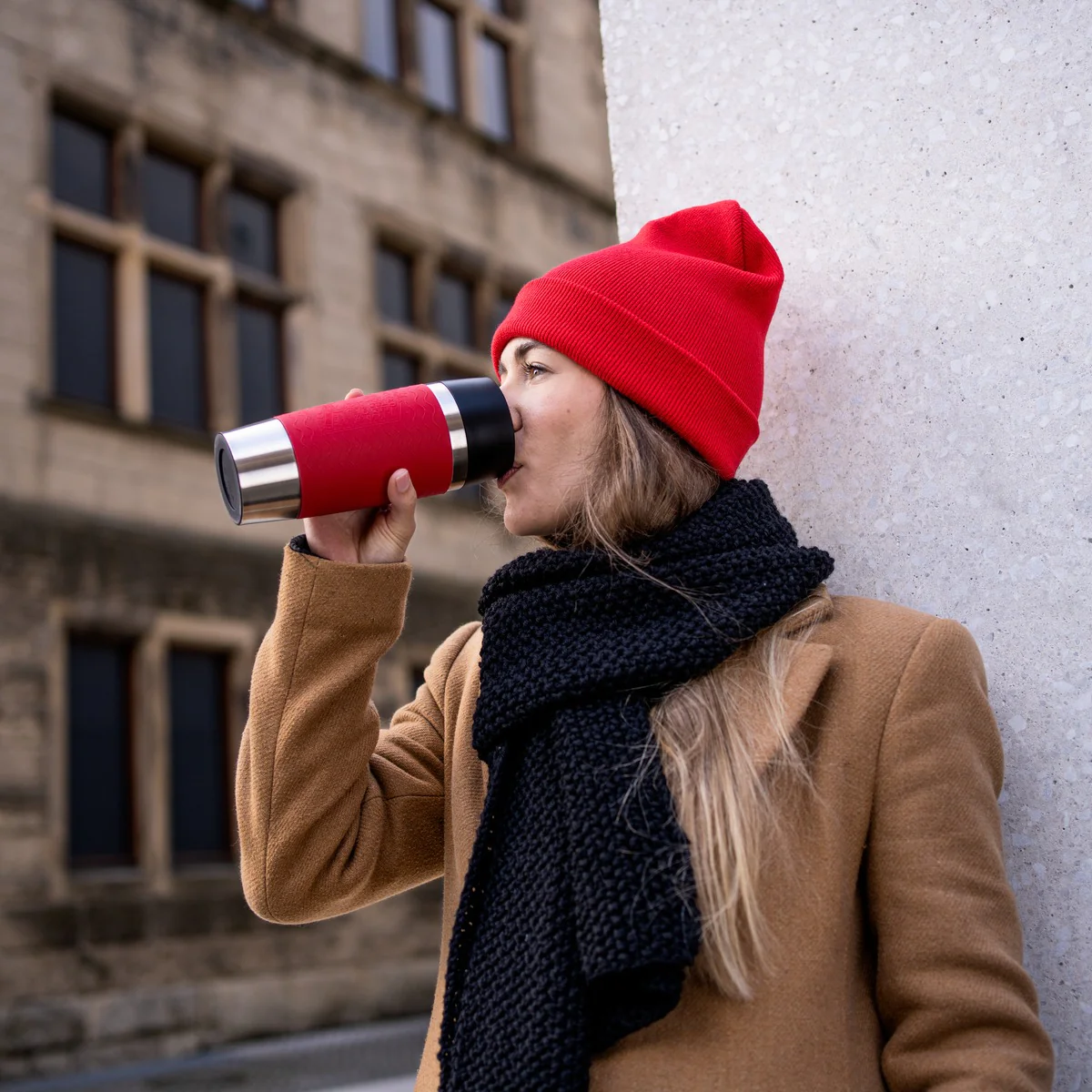 Термочашка 360 мл Tefal Travel Mug Essential, червоний N2021710