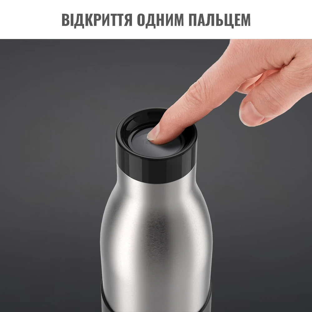 Термопляшка Tefal Bludrop soft touch 500 мл Графіт N3110510
