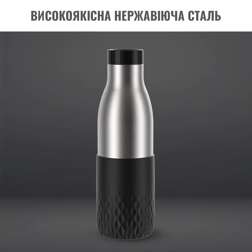 Термопляшка Tefal Bludrop soft touch 500 мл Графіт N3110510