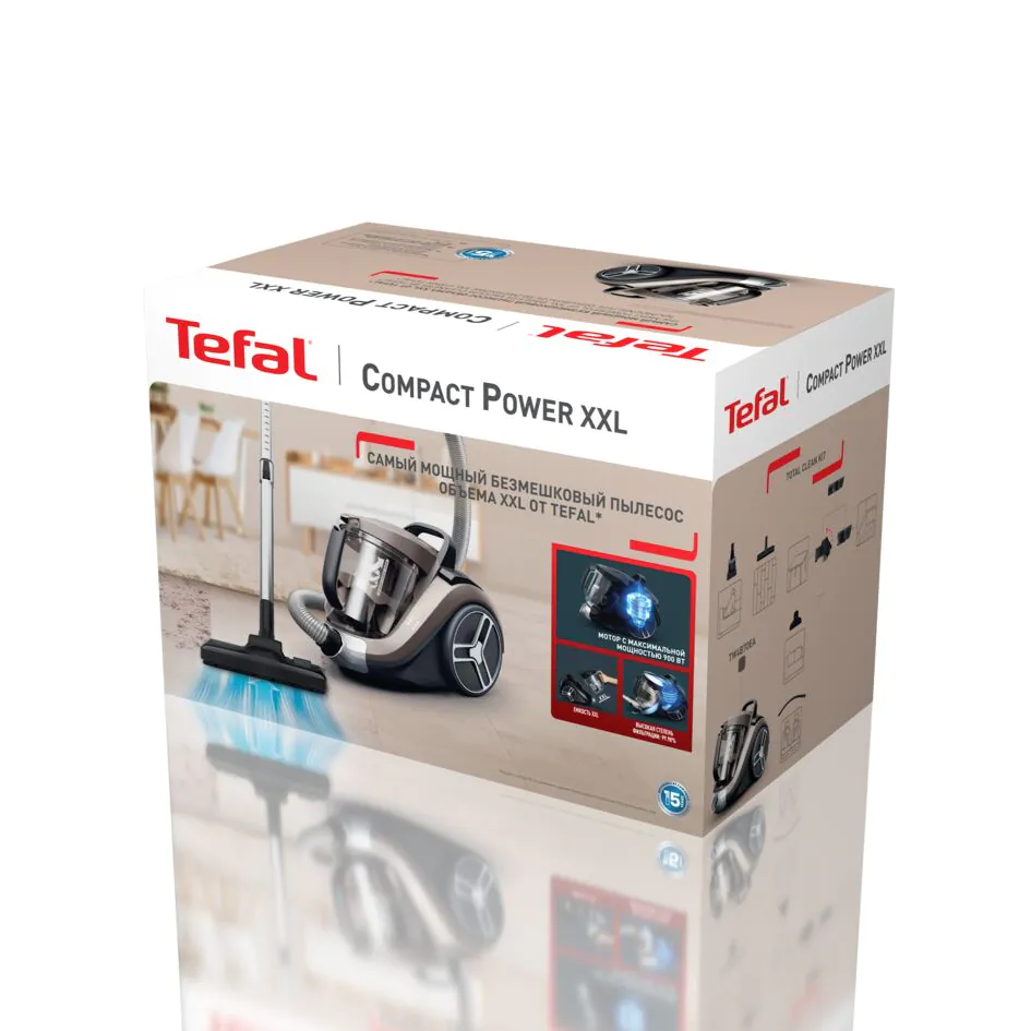 Пилосос безмішковий Tefal Compact Power XXL TW4B70EA