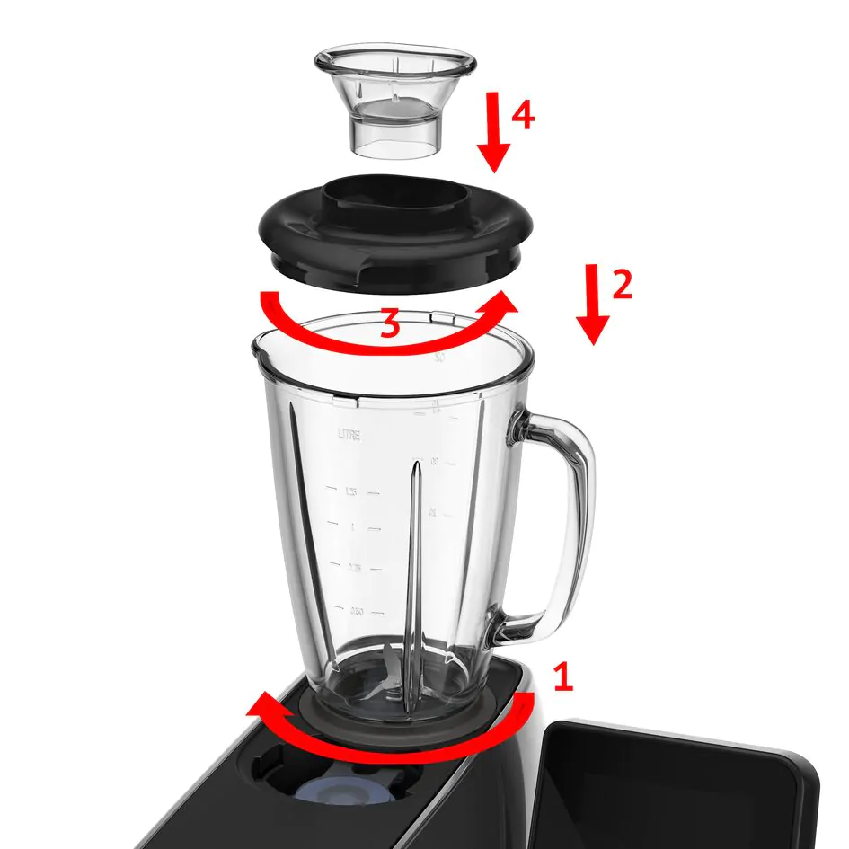 Набір аксесуарів Tefal Mix & Drink Box для кухонної машини I Coach Touch XF650038
